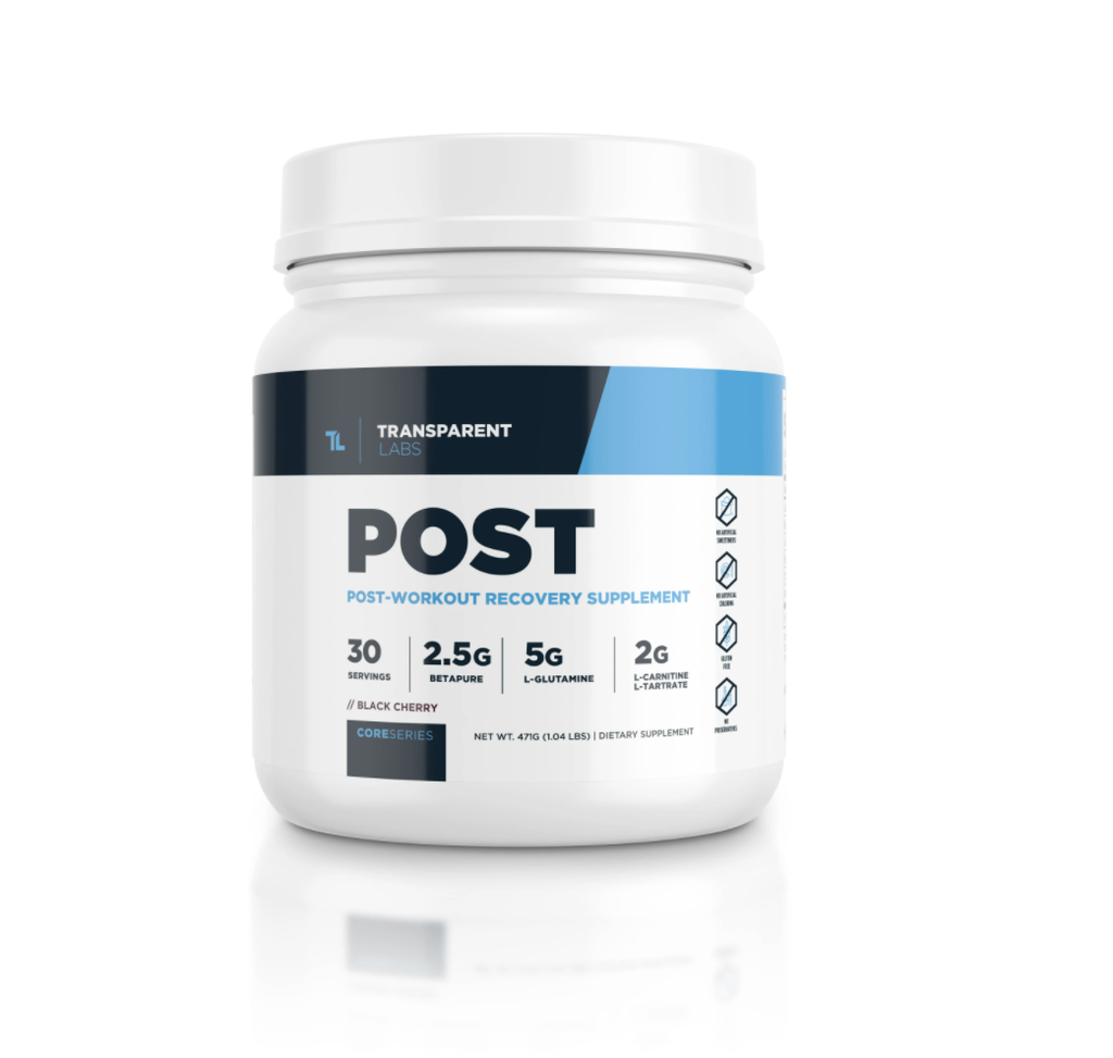Transparent Labs post-workout supplement